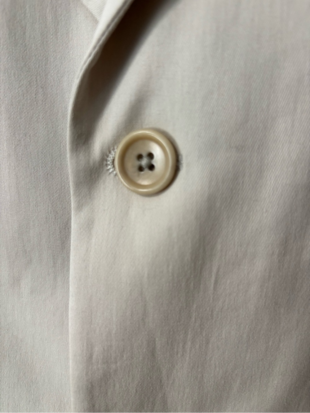 Banana Republic Beige Cotton Sport Coat 42S Short Summer Party Made In Italy - Picture 3 of 12